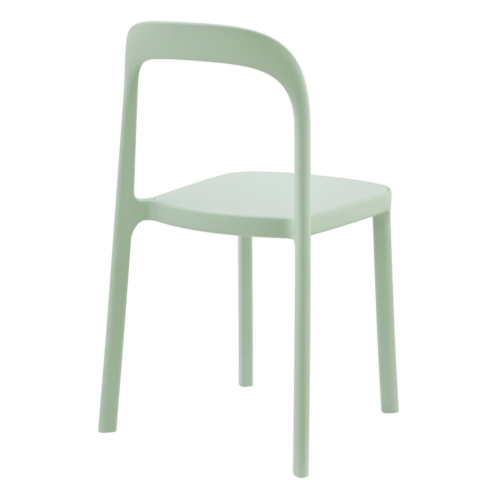 Euro Style - Lance Stackable Outdoor Side Chairs, Mint - Set of 2 - 80072-MNT veiw 5