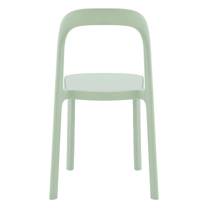 Euro Style - Lance Stackable Outdoor Side Chairs, Mint - Set of 2 - 80072-MNT veiw 6