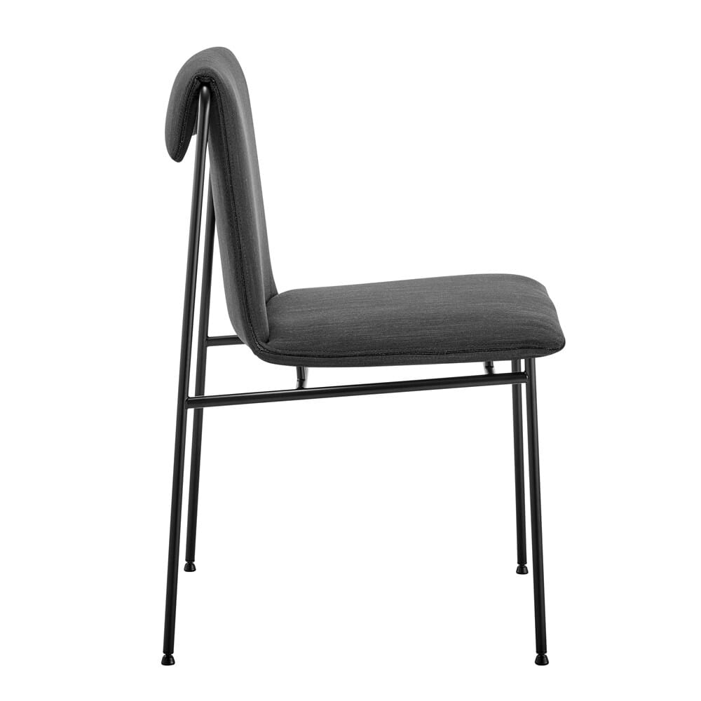Euro Style - Ludvig Fabric Side Chairs, Anthracite/Black - Set of 2 - 80078ANTH veiw 4
