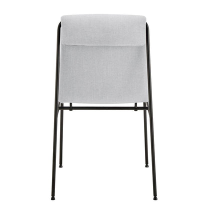 Euro Style - Ludvig Fabric Side Chairs, Gray/Black - Set of 2 - 80078LTGRY veiw 6