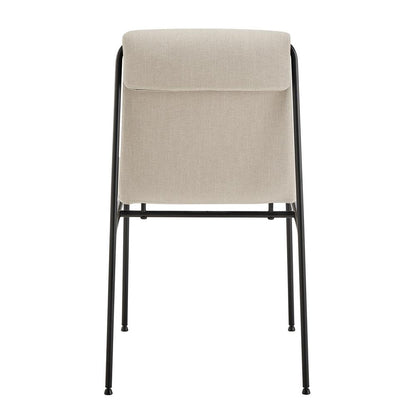 Euro Style - Ludvig Fabric Side Chairs, Tan/Black - Set of 2 - 80078TAN veiw 6