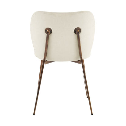 Euro Style - Markus Fabric Side Chairs, Beige/Antique Bronze - Set of 2 - 17253-BG veiw 6
