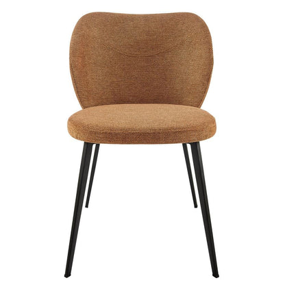Euro Style - Markus Fabric Side Chairs, Rust/Black - Set of 2 - 17252-RUST veiw 2