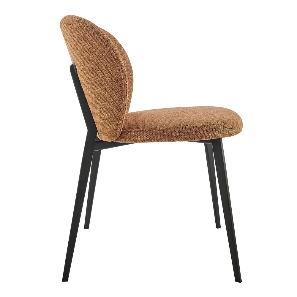 Euro Style - Markus Fabric Side Chairs, Rust/Black - Set of 2 - 17252-RUST veiw 5
