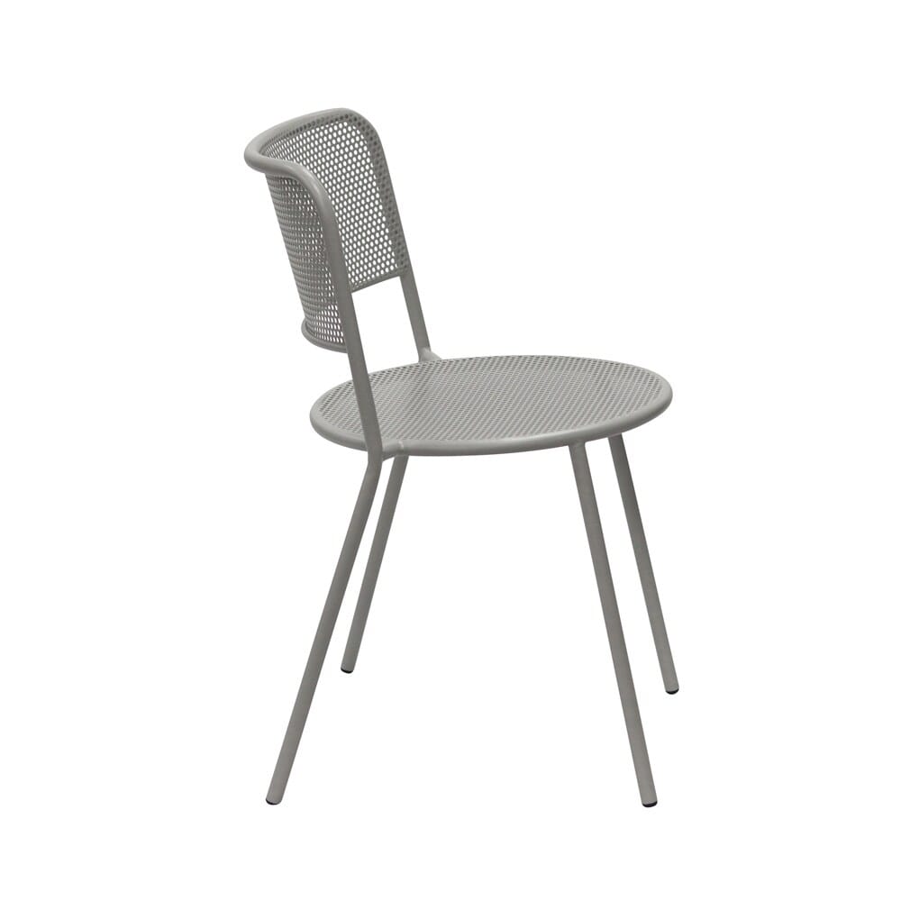 Euro Style - Nansen Stackable Outdoor Side Chairs, Oyster Gray - Set of 2 - 90770-OYSGRY veiw 4
