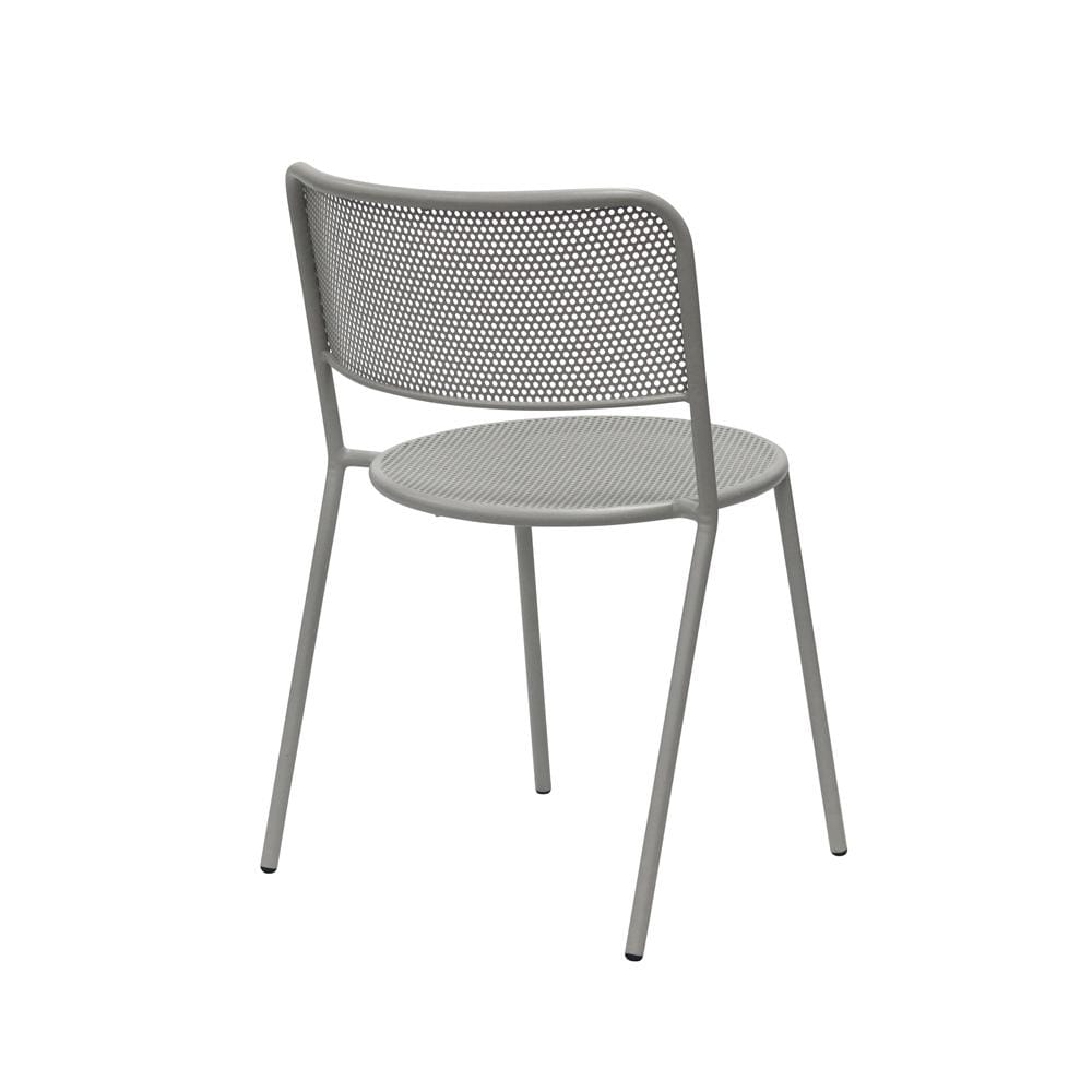Euro Style - Nansen Stackable Outdoor Side Chairs, Oyster Gray - Set of 2 - 90770-OYSGRY veiw 5