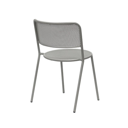 Euro Style - Nansen Stackable Outdoor Side Chairs, Oyster Gray - Set of 2 - 90770-OYSGRY veiw 5