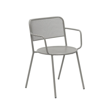 Euro Style - Nansen Stackable Outdoor Armchairs, Oyster Gray - Set of 2 - 90772-OYSGRY veiw 3