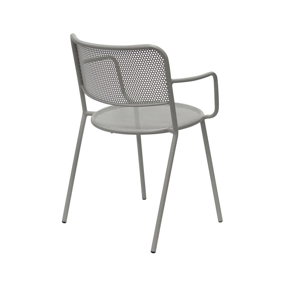 Euro Style - Nansen Stackable Outdoor Armchairs, Oyster Gray - Set of 2 - 90772-OYSGRY veiw 5