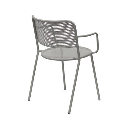 Euro Style - Nansen Stackable Outdoor Armchairs, Oyster Gray - Set of 2 - 90772-OYSGRY veiw 5