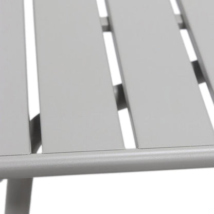 Euro Style - Rosco 32inW Outdoor Square Table, Oyster Gray - 90861-OYSGRY veiw 6