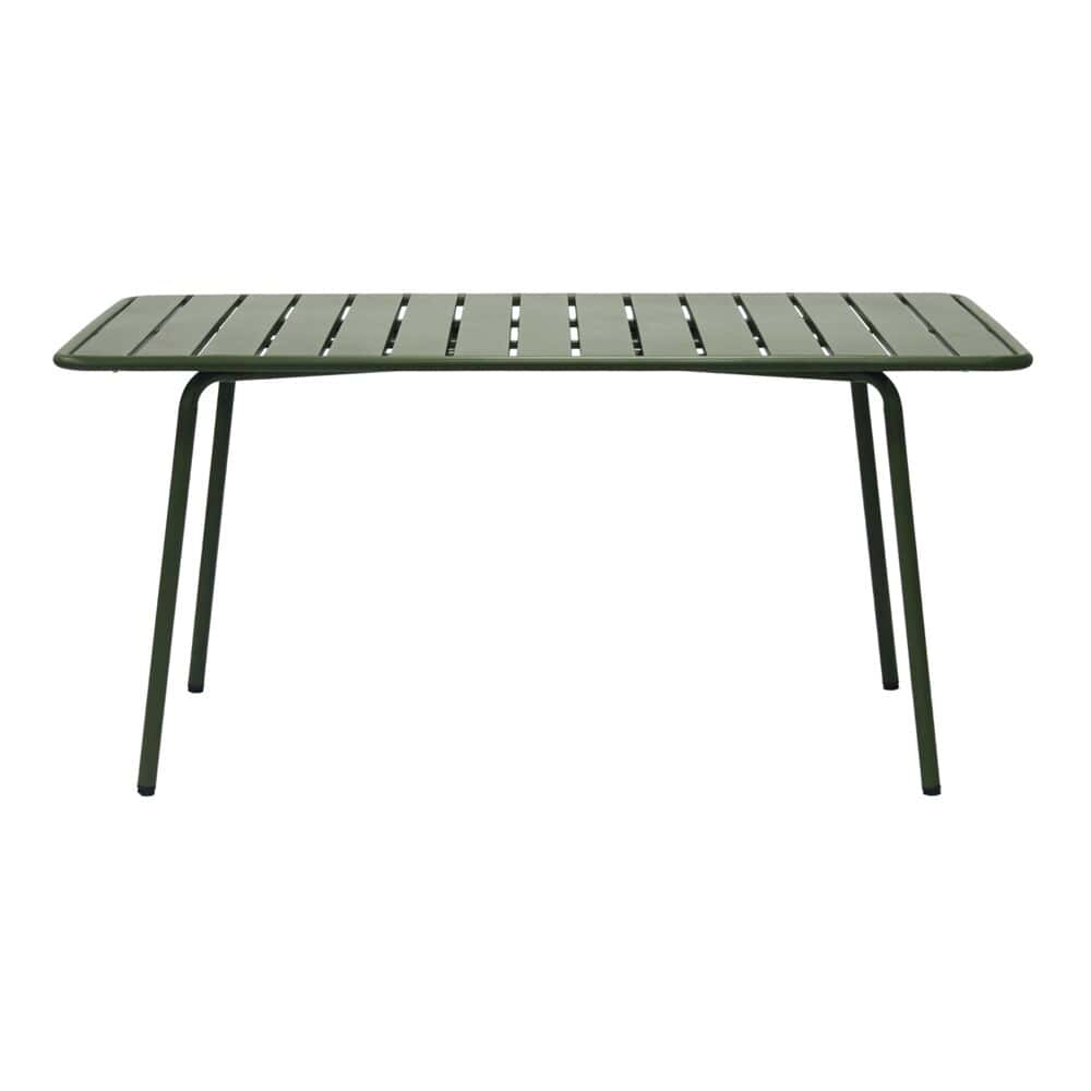 Euro Style - Rosco 63inW Outdoor Table, Dark Green - 90863-DKGRN veiw 1