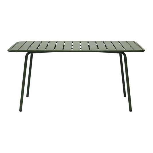 Euro Style - Rosco 63inW Outdoor Table, Dark Green - 90863-DKGRN veiw 1