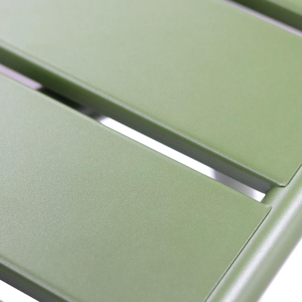 Euro Style - Rosco 63inW Outdoor Table, Dark Green - 90863-DKGRN veiw 5