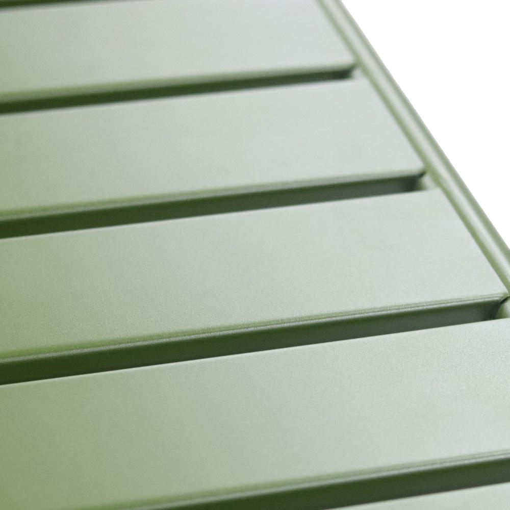 Euro Style - Rosco 63inW Outdoor Table, Dark Green - 90863-DKGRN veiw 6