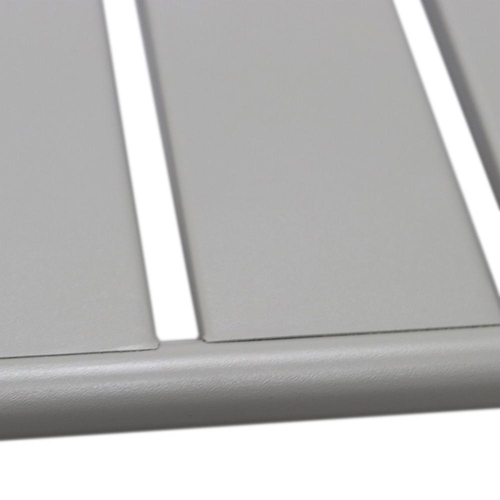 Euro Style - Rosco 63inW Outdoor Table, Oyster Gray - 90863-OYSGRY veiw 5