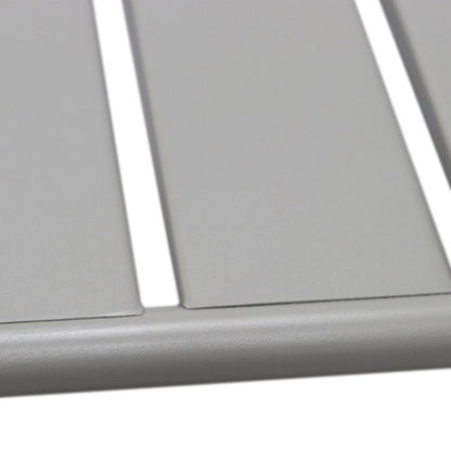 Euro Style - Rosco 63inW Outdoor Table, Oyster Gray - 90863-OYSGRY veiw 5
