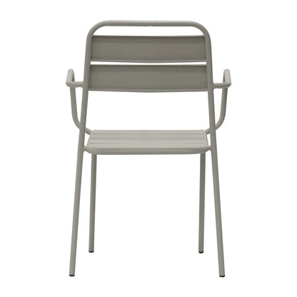Euro Style - Rosco Stackable Outdoor Armchairs, Oyster Gray - Set of 2 - 90865-OYSGRY veiw 6