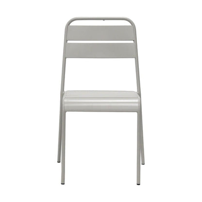 Euro Style - Rosco Stackable Outdoor Side Chairs, Oyster Gray - Set of 2 - 90867-OYSGRY veiw 2