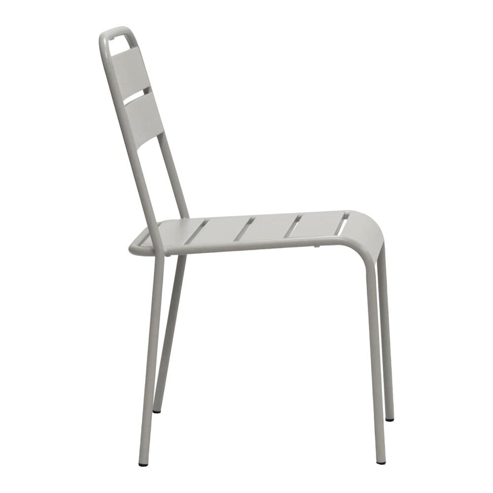 Euro Style - Rosco Stackable Outdoor Side Chairs, Oyster Gray - Set of 2 - 90867-OYSGRY veiw 4