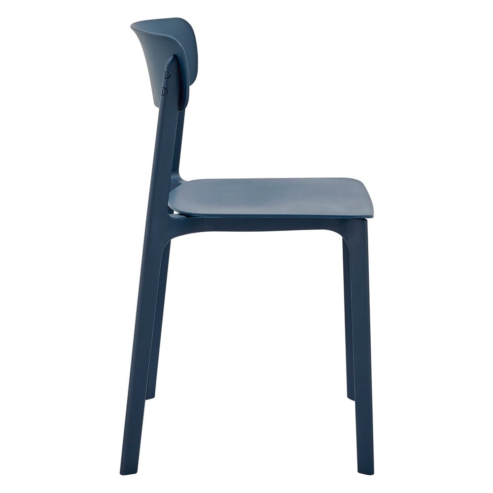 Euro Style - Tibo Stackable Outdoor Side Chairs, Blue - Set of 2 - 80074-BLU veiw 4