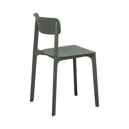 Euro Style - Tibo Stackable Outdoor Side Chairs, Green - Set of 2 - 80074-GRN veiw 5