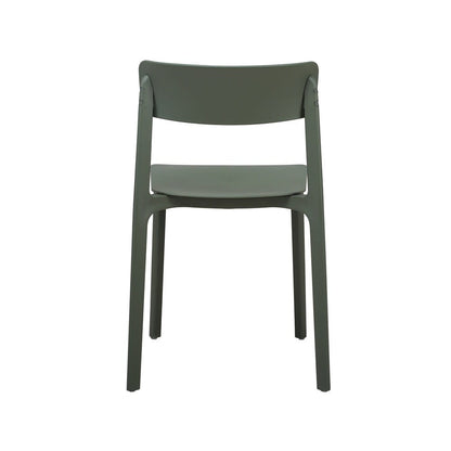 Euro Style - Tibo Stackable Outdoor Side Chairs, Green - Set of 2 - 80074-GRN veiw 6