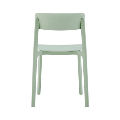 Euro Style - Tibo Stackable Outdoor Side Chairs, Mint - Set of 2 - 80074-MNT veiw 6