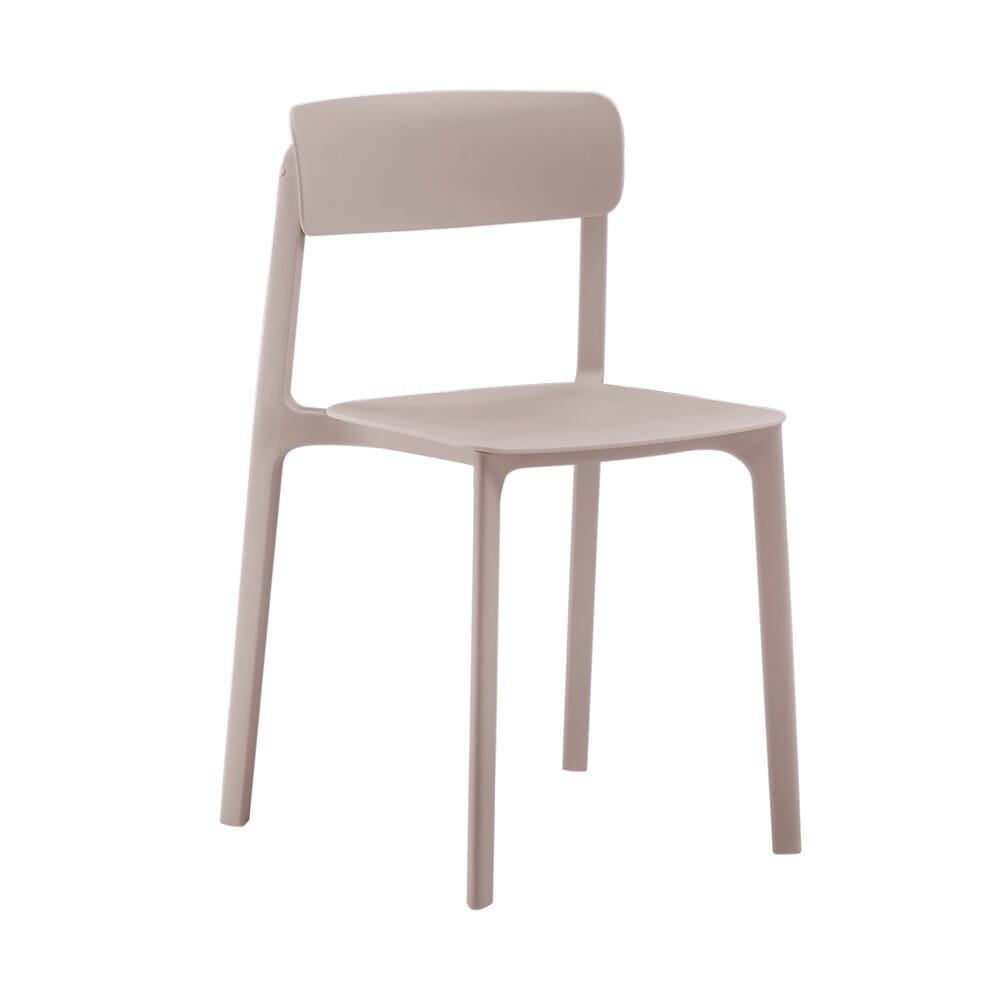 Euro Style - Tibo Stackable Outdoor Side Chairs, Taupe - Set of 2 - 80074-TPE veiw 3