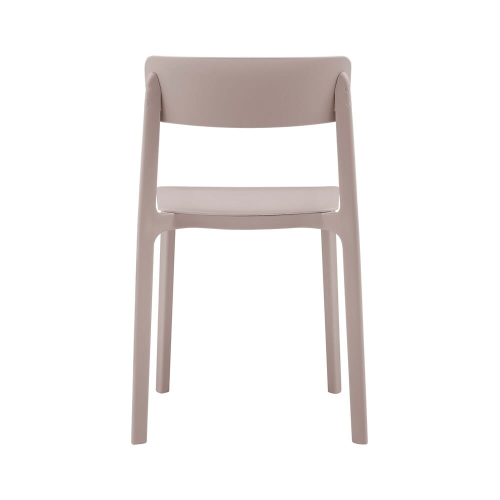 Euro Style - Tibo Stackable Outdoor Side Chairs, Taupe - Set of 2 - 80074-TPE veiw 6