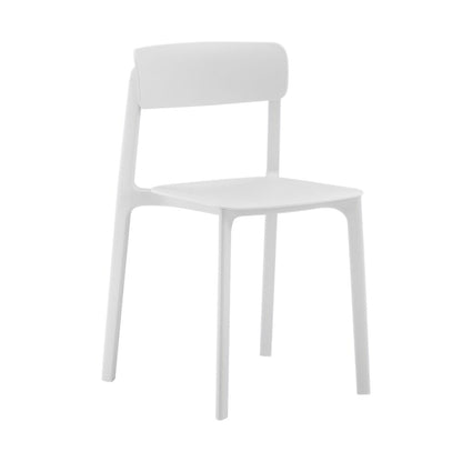 Euro Style - Tibo Stackable Outdoor Side Chairs, White - Set of 2 - 80074-WHT veiw 3