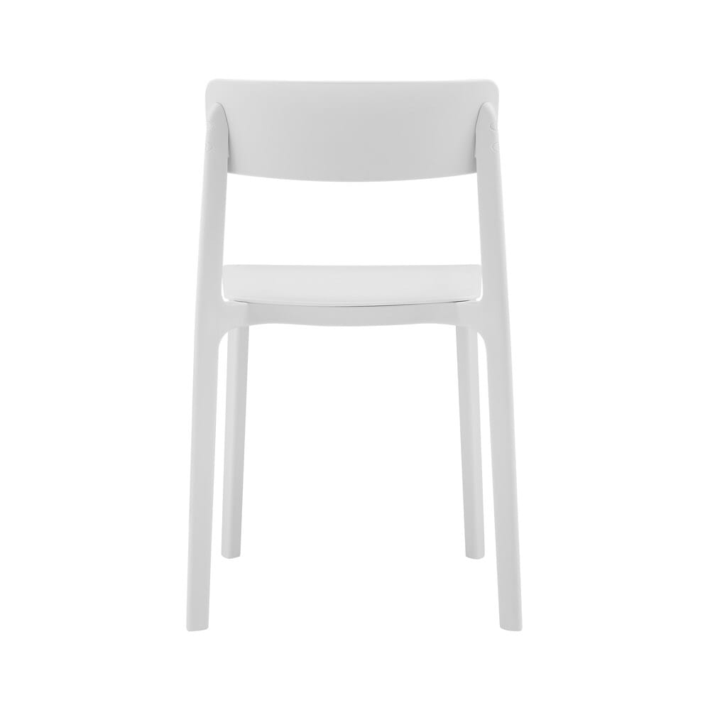 Euro Style - Tibo Stackable Outdoor Side Chairs, White - Set of 2 - 80074-WHT veiw 6