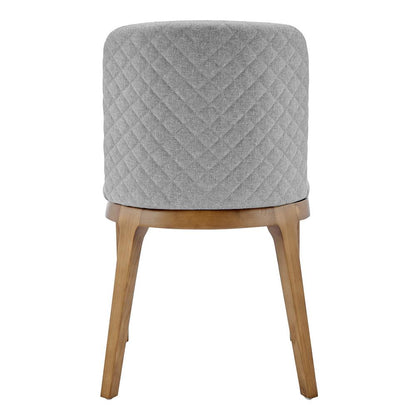 Euro Style - Tilde Fabric Side Chairs, Light Gray/Walnut - Set of 2 - 30936-LTGRY veiw 6