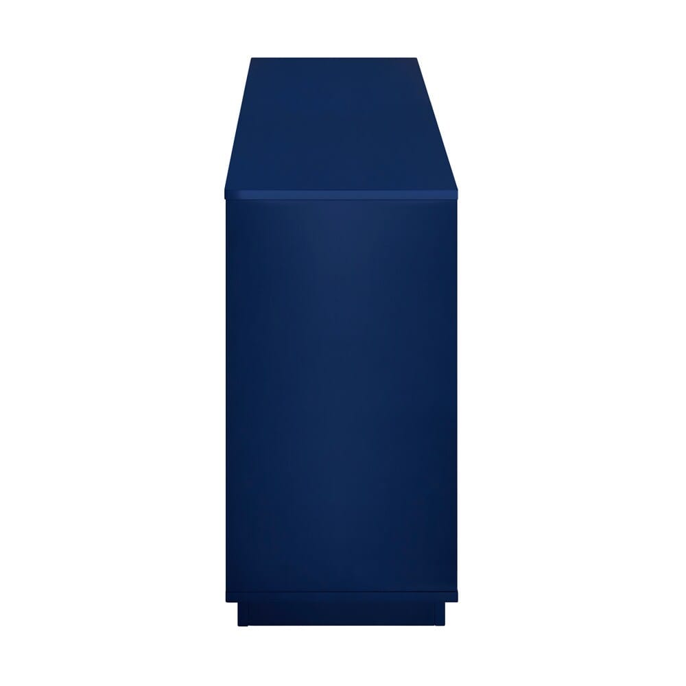 Euro Style - Tresero 65inW Sideboard, High Gloss Deep Blue - 90644-BLU veiw 5