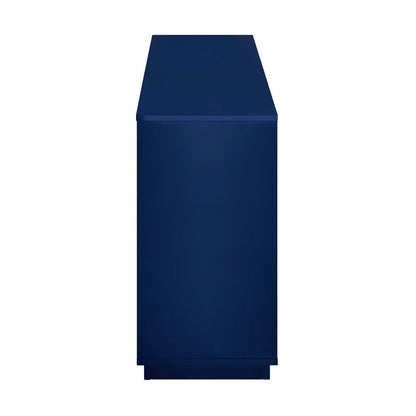 Euro Style - Tresero 65inW Sideboard, High Gloss Deep Blue - 90644-BLU veiw 5