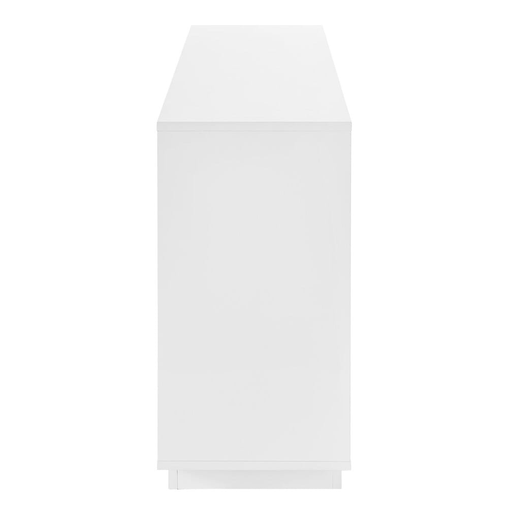 Euro Style - Tresero 65inW Sideboard, High Gloss White - 90644-WHT veiw 4