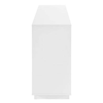 Euro Style - Tresero 65inW Sideboard, High Gloss White - 90644-WHT veiw 4