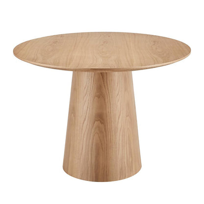 Euro Style - Wesley 53inW Round Dining Table, Oak - 38656OAK-KIT veiw 3