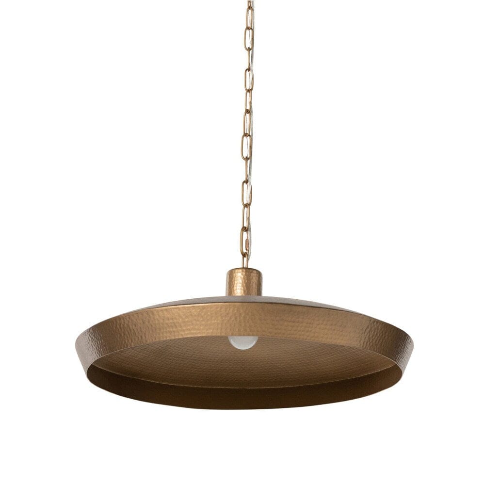 Four Hands - Camden - Eldon Pendant - Hammered Antique Brass - 224235-004 veiw 2
