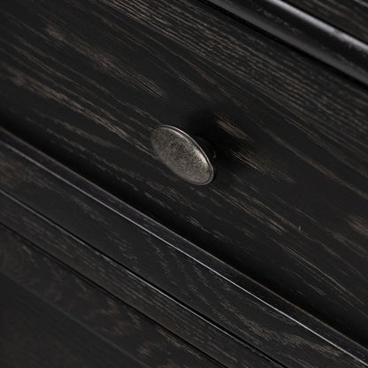 Four Hands - Collins - Toulouse Executive Desk - Distressed Black - 231890-002 veiw 4