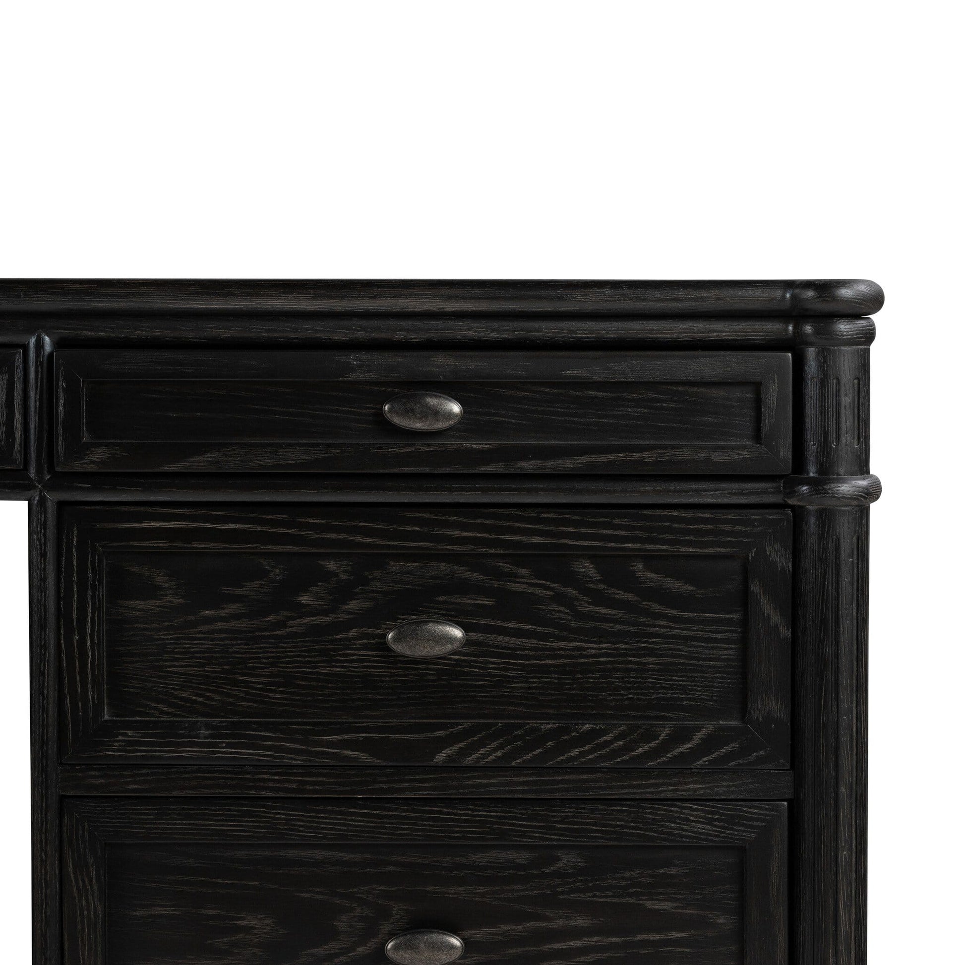 Four Hands - Collins - Toulouse Executive Desk - Distressed Black - 231890-002 view 10
