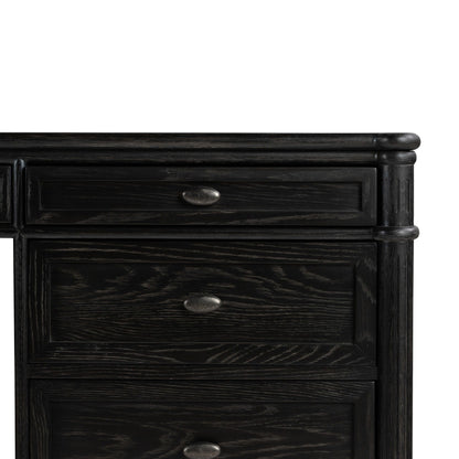 Four Hands - Collins - Toulouse Executive Desk - Distressed Black - 231890-002 view 10