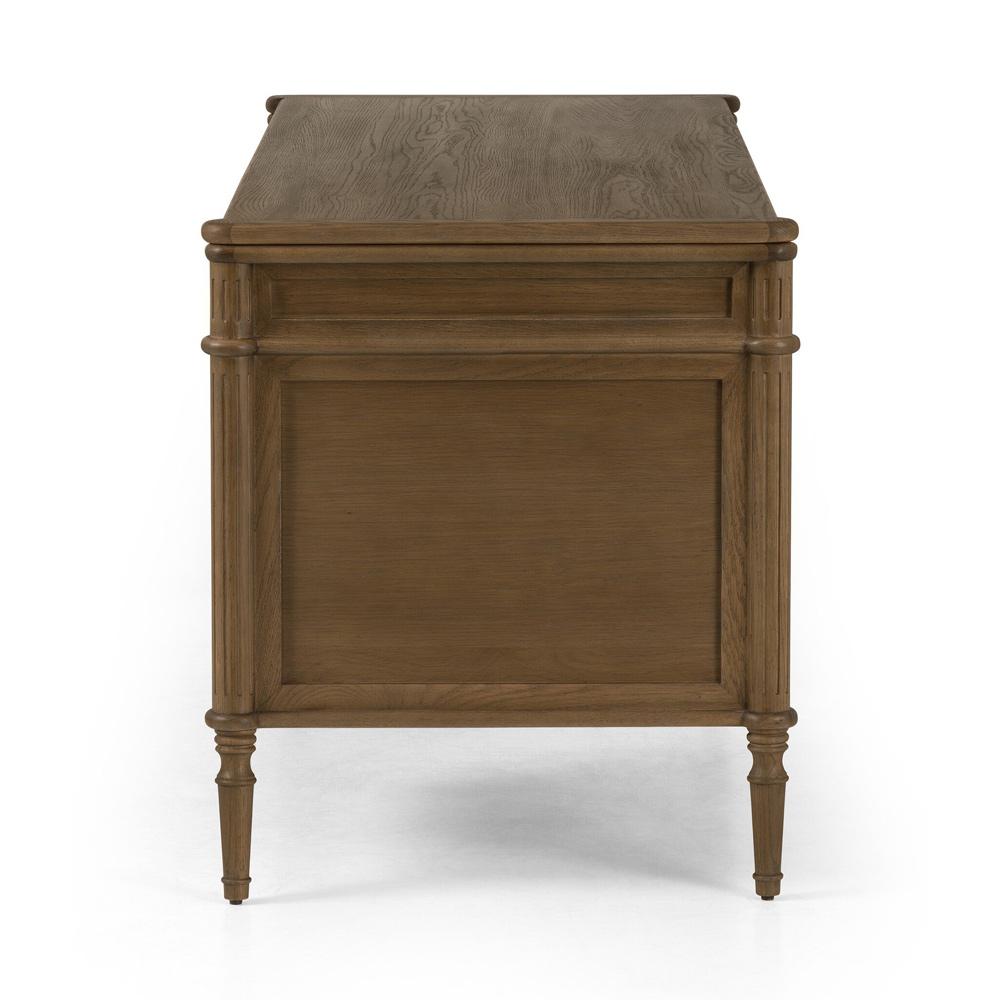 Four Hands - Collins - Toulouse Executive Desk - Toasted Oak Veneer - 231890-001 veiw 3