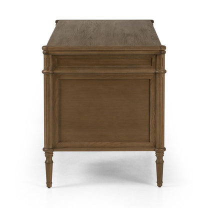 Four Hands - Collins - Toulouse Executive Desk - Toasted Oak Veneer - 231890-001 veiw 3