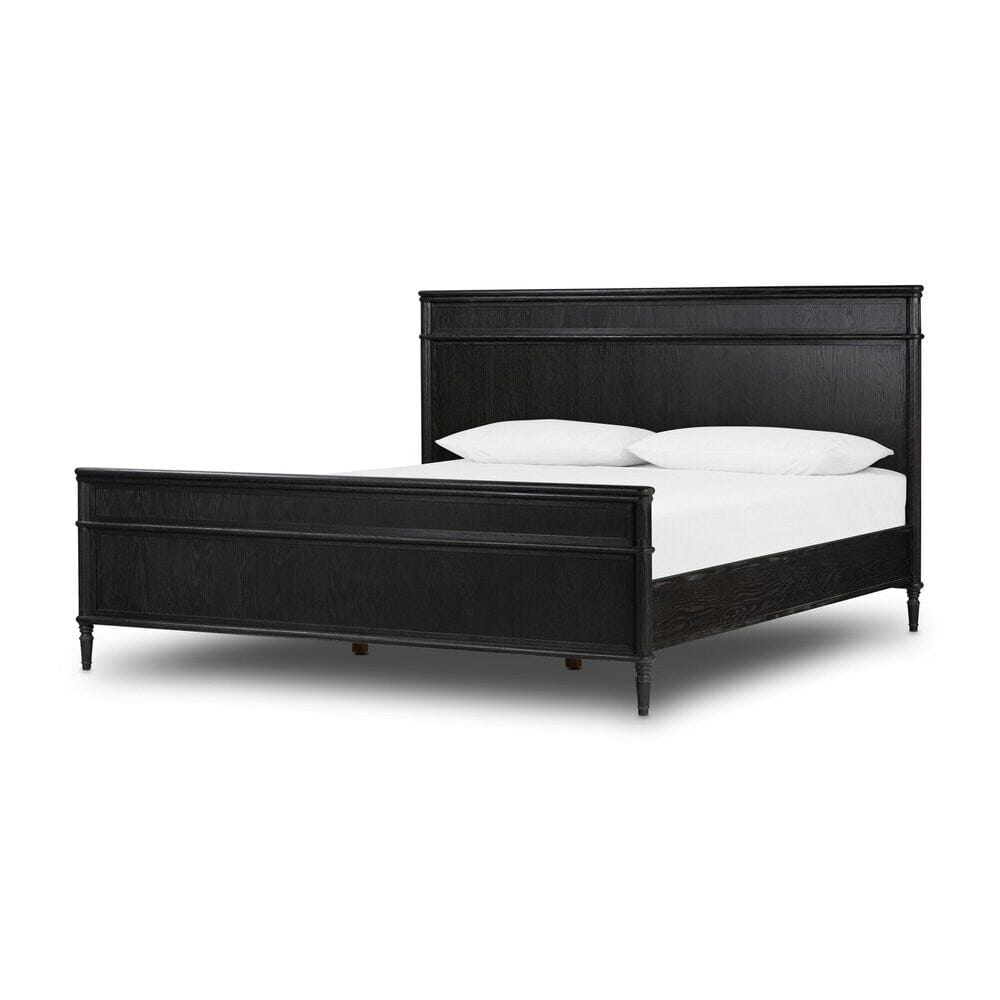 Four Hands - Collins - Toulouse Queen Bed - Distressed Black - 231966-004 veiw 1