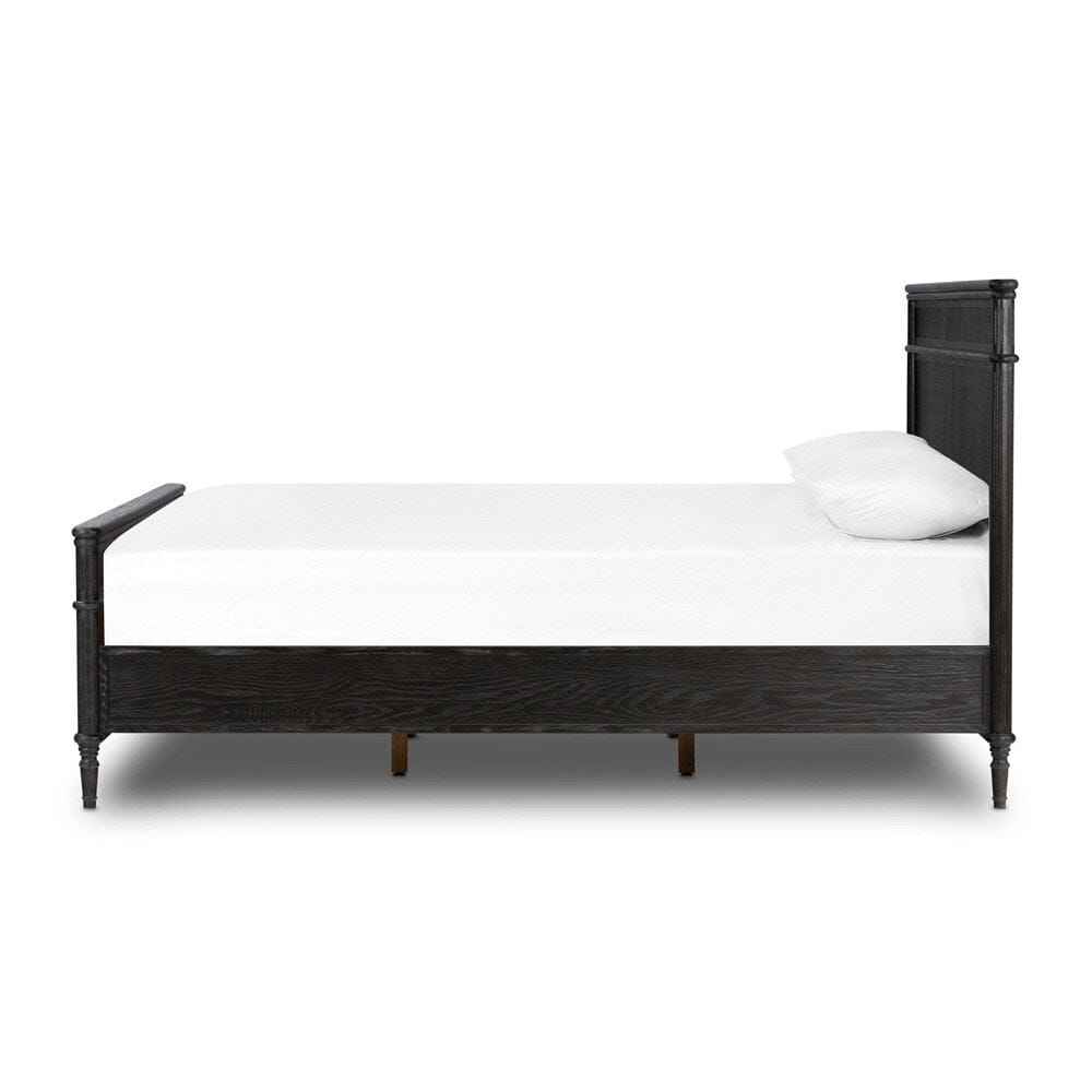 Four Hands - Collins - Toulouse Queen Bed - Distressed Black - 231966-004 veiw 3