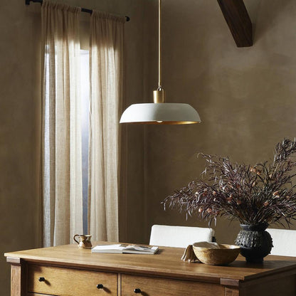 Four Hands - Dane - Walton Pendant - White Aluminum Enamel - 234896-001 veiw 4