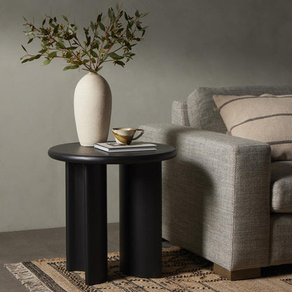 Four Hands - Haiden - Paden End Table - Aged Black Acacia - 227802-004 veiw 4