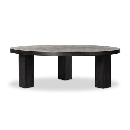 Four Hands - Harmon - Mesa Round Coffee Table - Ebony Parawood - 234698-002 veiw 2