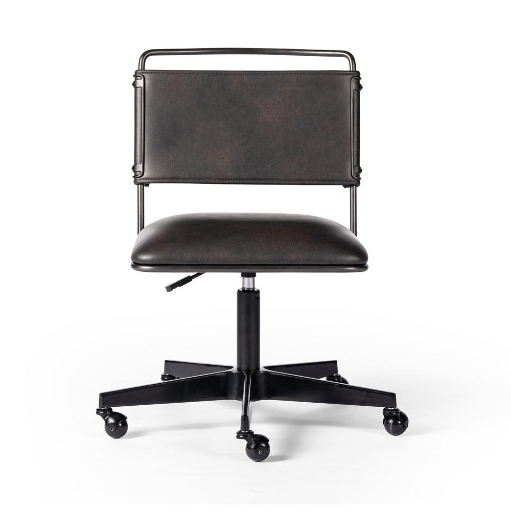 Four Hands - Irondale - Wharton Desk Chair - Distressed Black - 234860-004 veiw 2